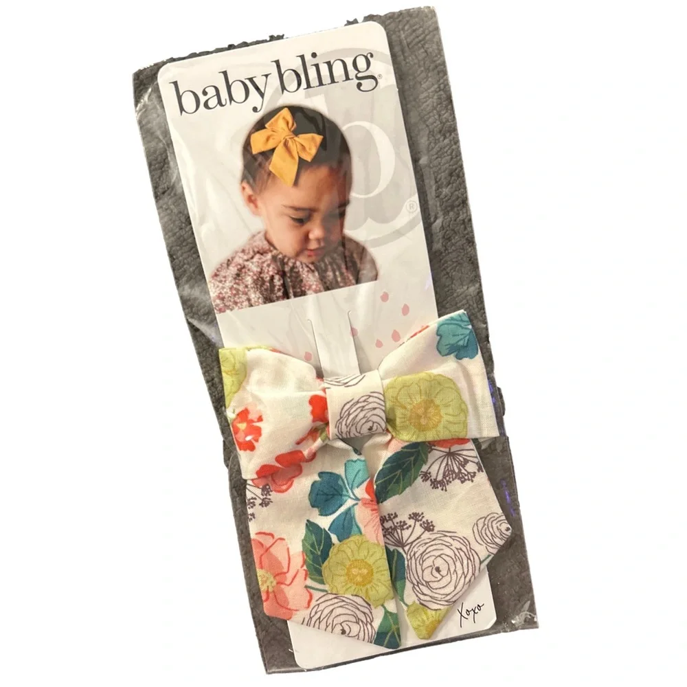 Baby Bling Floral Bow